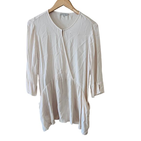 Garnet Hill Tops - Garnet Hill Three Quarter Sleeves Top Size 6 Cream